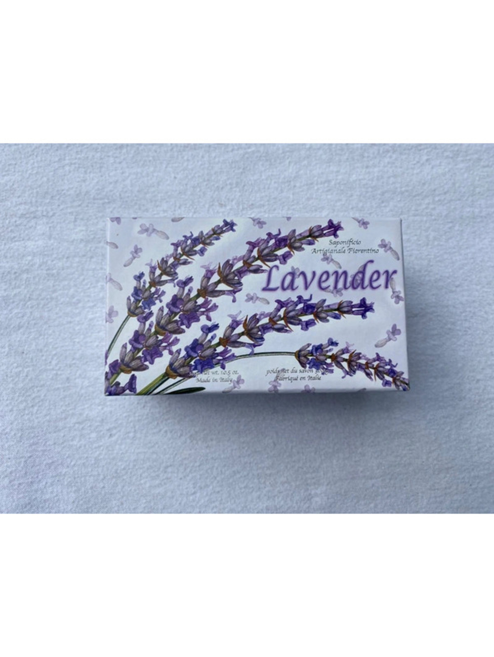 Saponificio Artigianale Fiorentino Lavanda Scented Bar Soap 10.5 oz Italy New